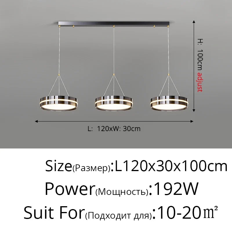 plafonnier led en fer forgé pour éclairage décoratif intérieur