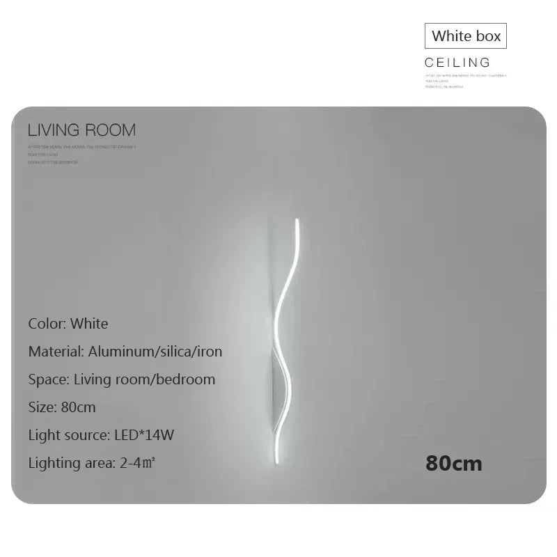 applique murale led moderne créative luminaire décoratif d'intérieur