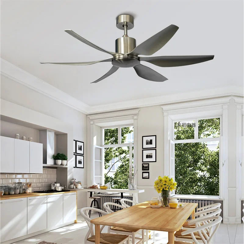 plafonnier industriel rétro avec lumière et ventilateur à distance