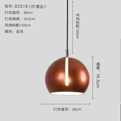 suspension moderne nordique en fer pour intérieur