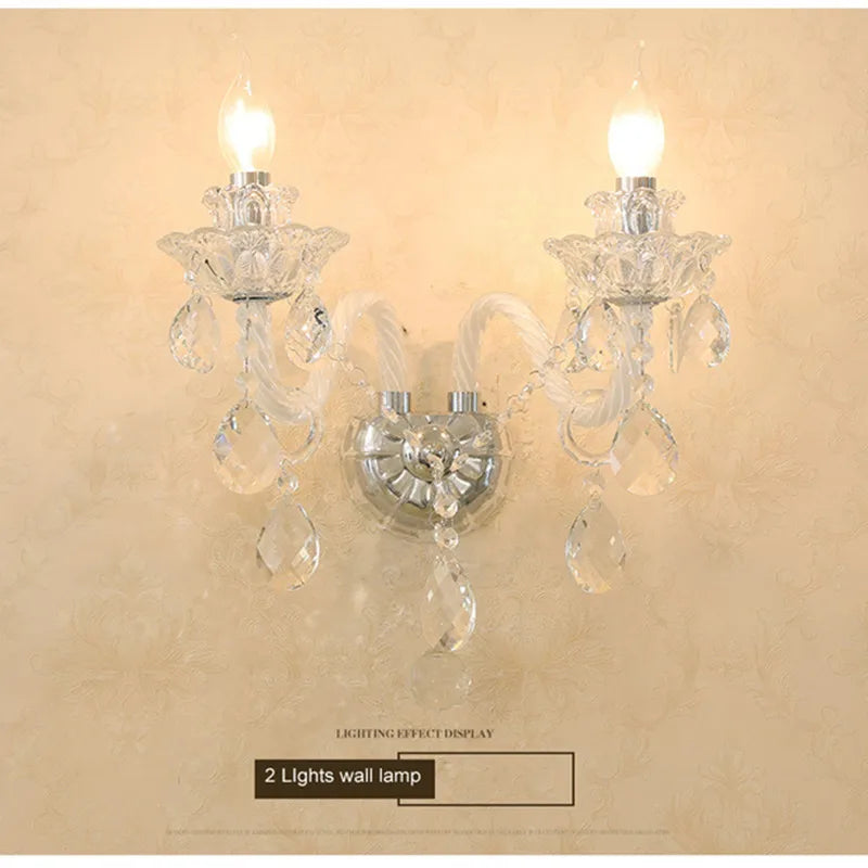 lustre moderne en cristal design pour décoration intérieure
