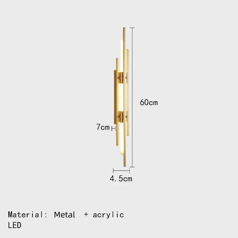 applique murale led minimaliste style art déco