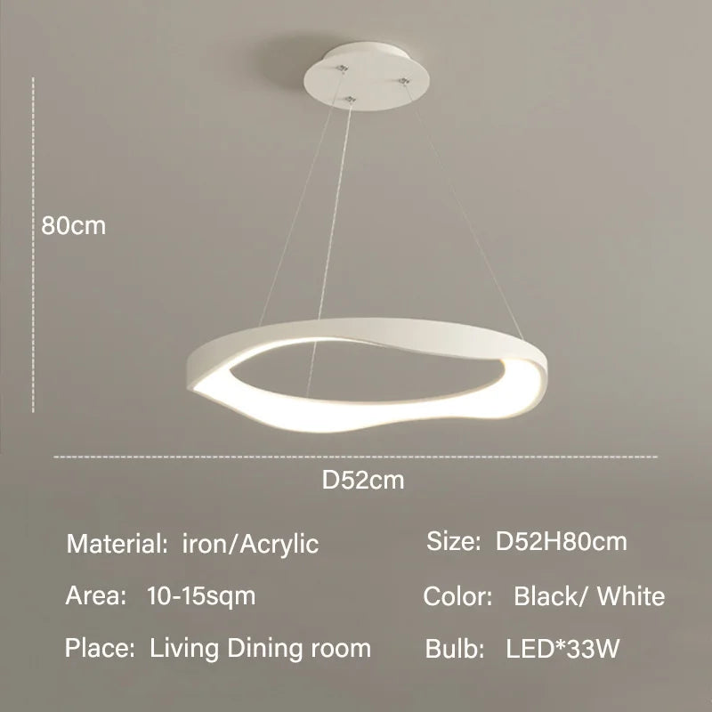 suspension design moderne pour un éclairage intérieur élégant