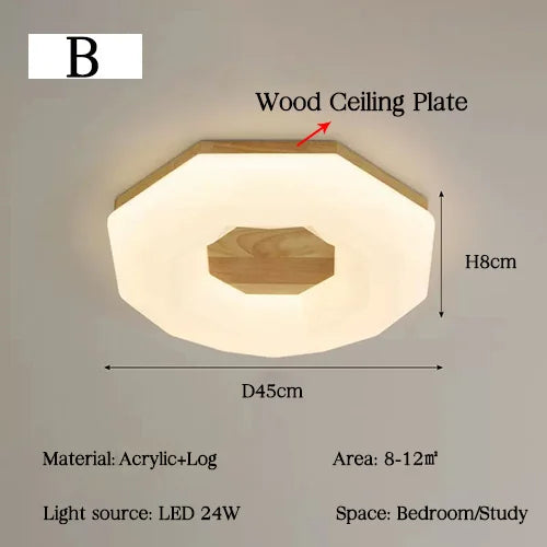 plafonnier moderne ultra-mince à leds pour décoration intérieure