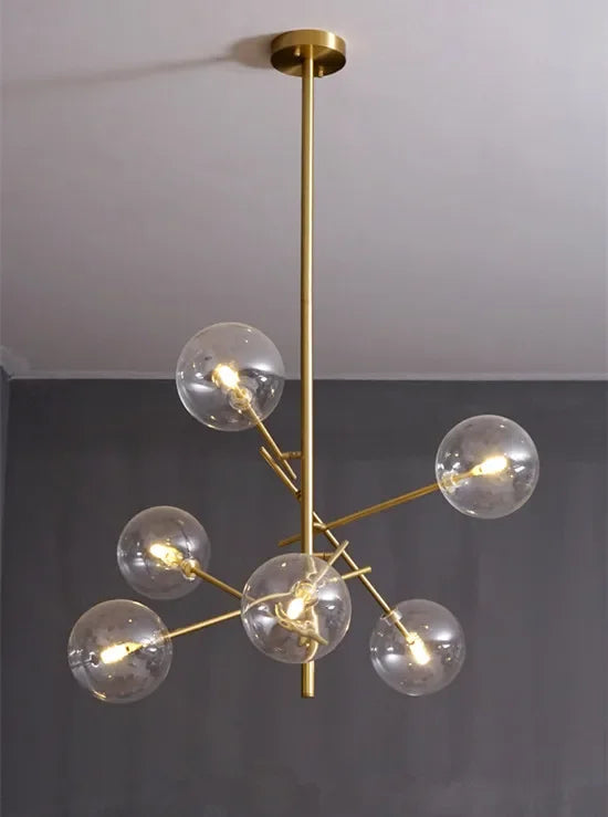 suspension en verre moderne pour décoration créative et élégante