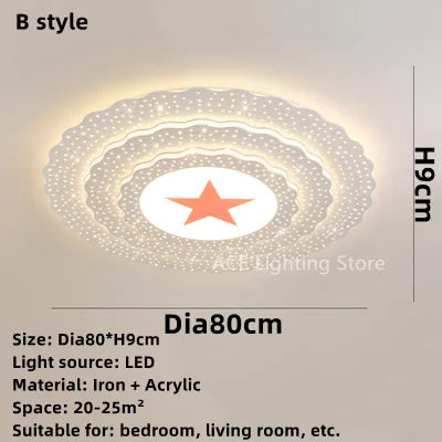plafonnier led moderne pour éclairage intérieur personnalisé