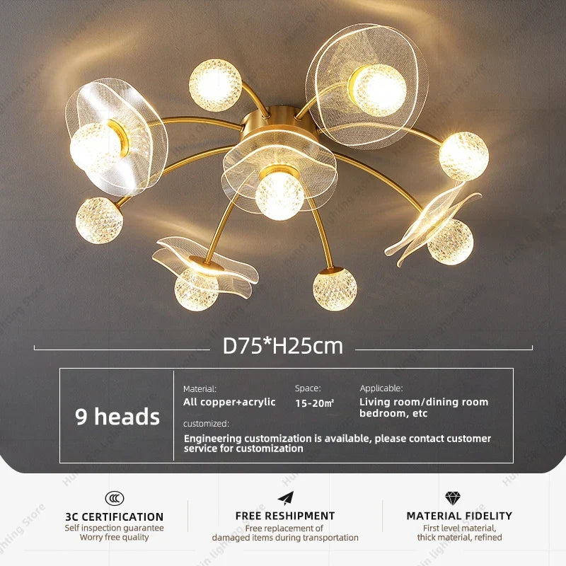 plafonnier led moderne design suspendu élégant pour intérieur