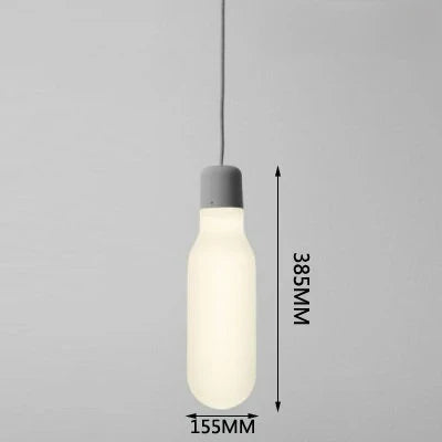 suspension tube à essai design suédois en verre pour loft