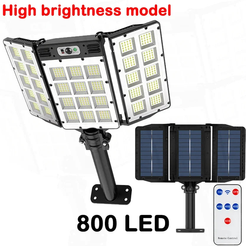 20000W Split Solar Street Light Outdoor Aluminum Solar Street Light Garden Sunlight House Remote Control Waterproof Wall Lamp