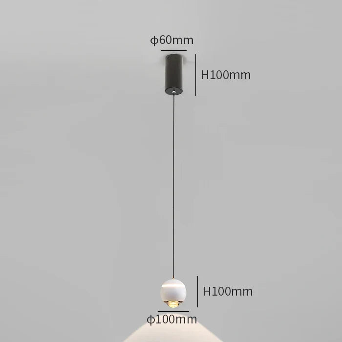 suspension moderne en forme de boule pour intérieur créatif