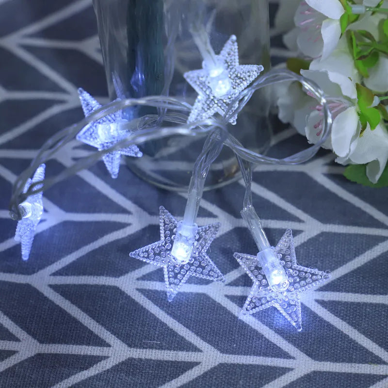 guirlande lumineuse led avec télécommande pour décoration festive extérieure