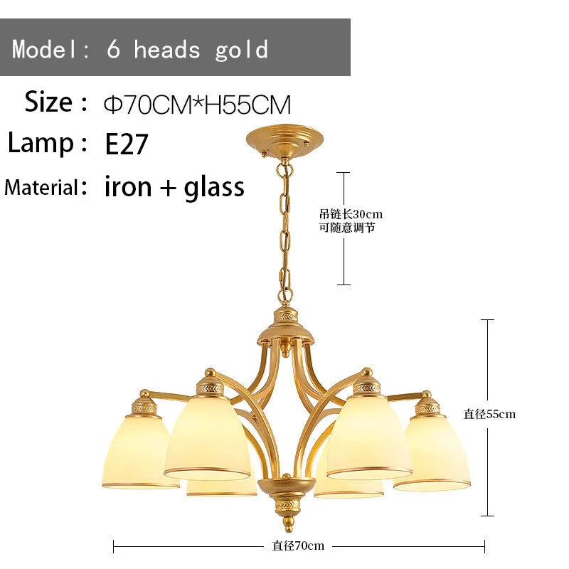 lustre rétro américain pour éclairage intérieur de plafond