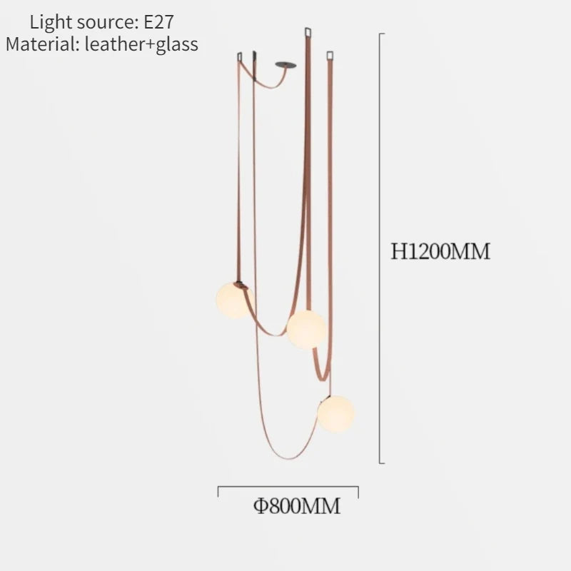 suspension design italien pour un intérieur minimaliste élégant