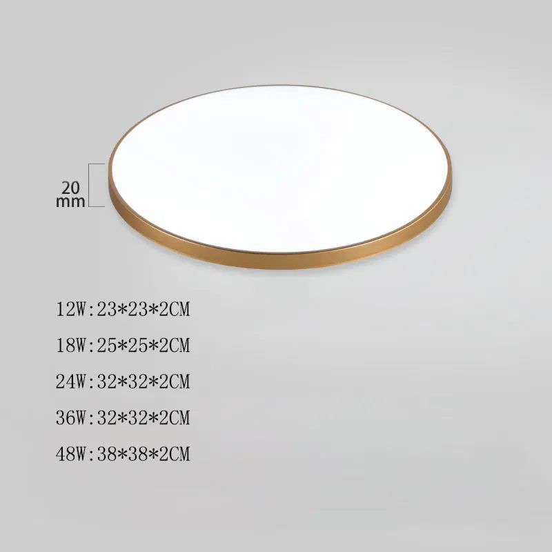 Plafonnier LED lustre de plafond moderne 48W 36W 24W plafonnier lumières pour chambre cuisine salle de bain salle à manger éclairage