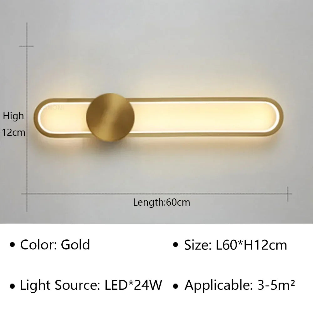 Applique murale led moderne pour décoration de la maison