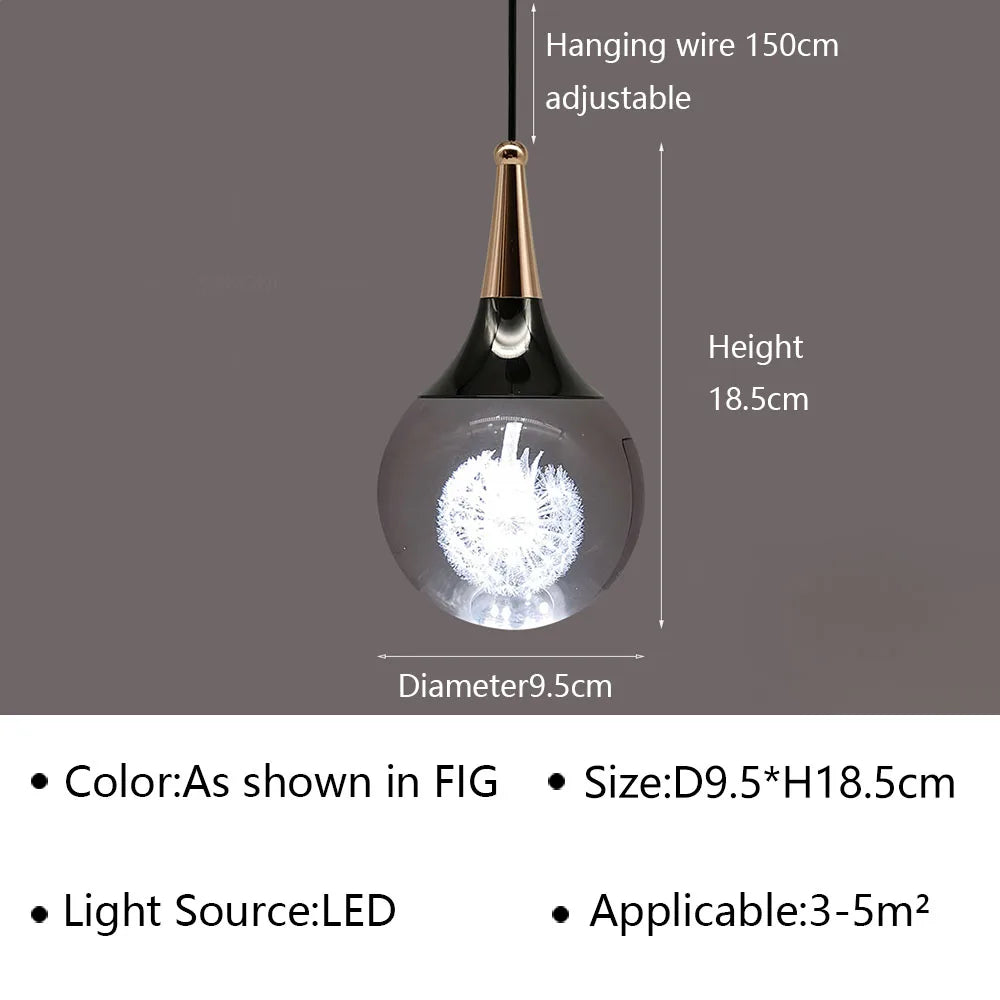 lustre cristal led design pour décoration intérieure moderne