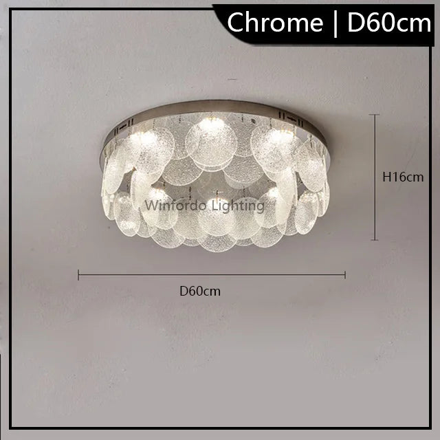 lustre de luxe 	 en cristal éclairage postmoderne winfordo wf-xd001