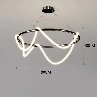 lustre led moderne long tuyau minimaliste pour bar