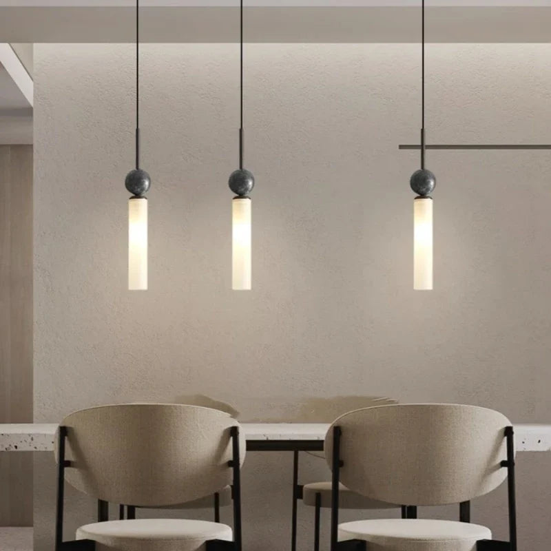 suspension en marbre naturel avec cordon réglable nouvelle collection