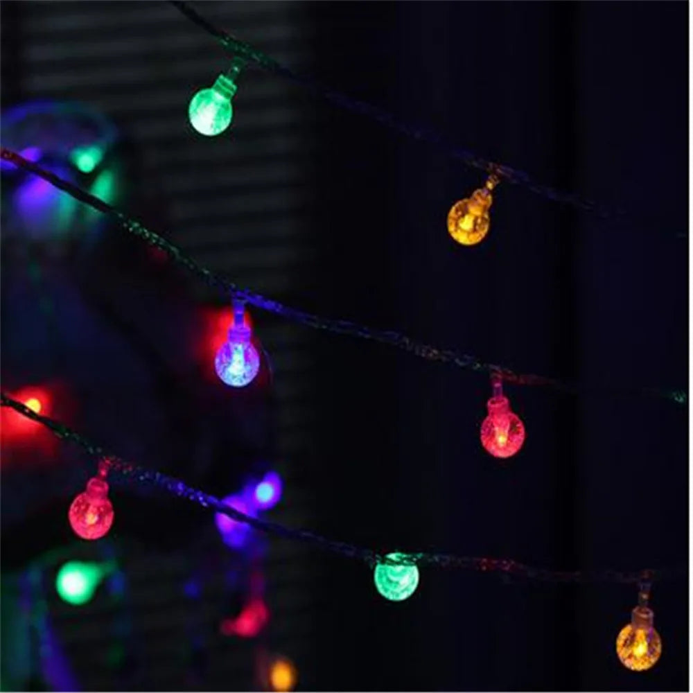guirlande lumineuse led étanche pour décoration extérieure de jardin Noël