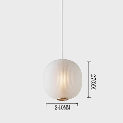 suspension en verre dépoli modernes nordiques led