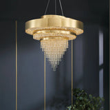 Lustre en cristal design moderne pour une décoration élégante