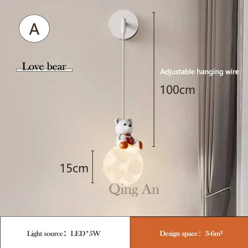 applique murale led chat mignon pour chambre d enfant décoration chaleureuse