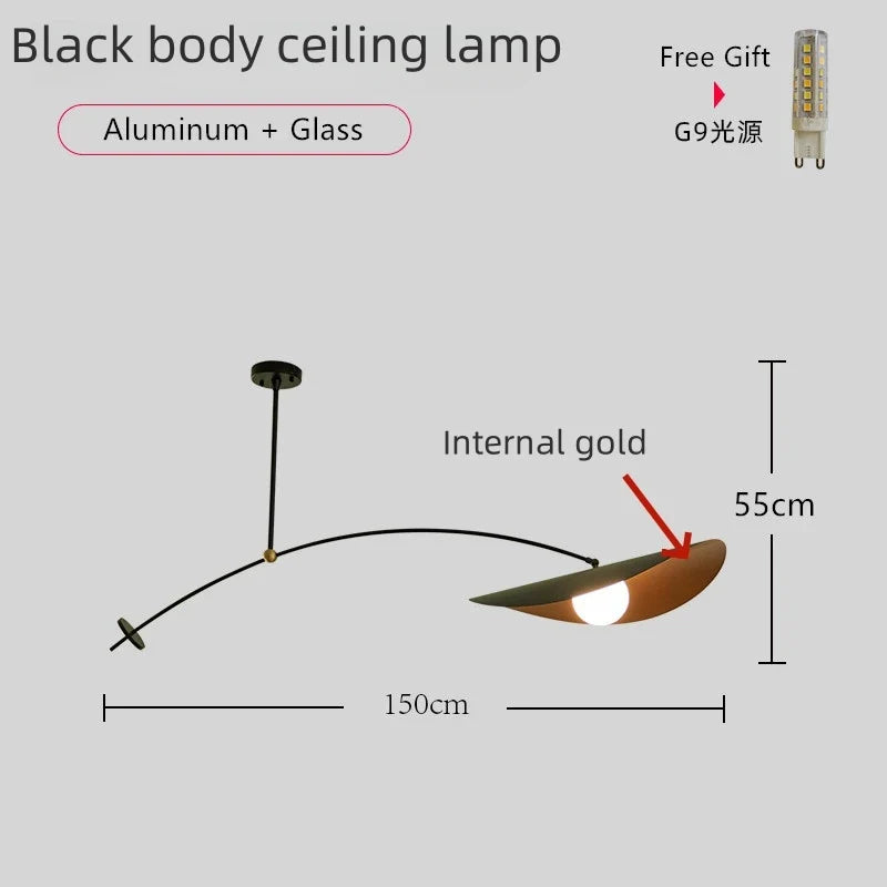 Lampadaire LED de pêche au design minimaliste moderne