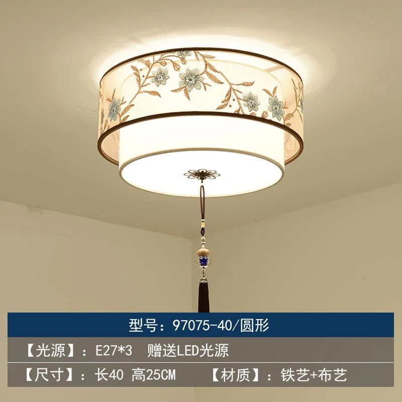 lustre chinois rétro pour un éclairage élégant et chaleureux