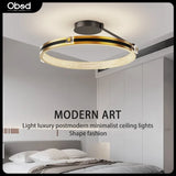 plafonnier led moderne de luxe en cristal décoration luminaires
