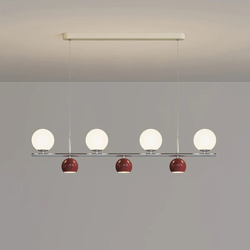 Suspension LED ronde lustre table