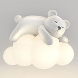 applique murale ours polaire et lapin pour chambre d'enfants