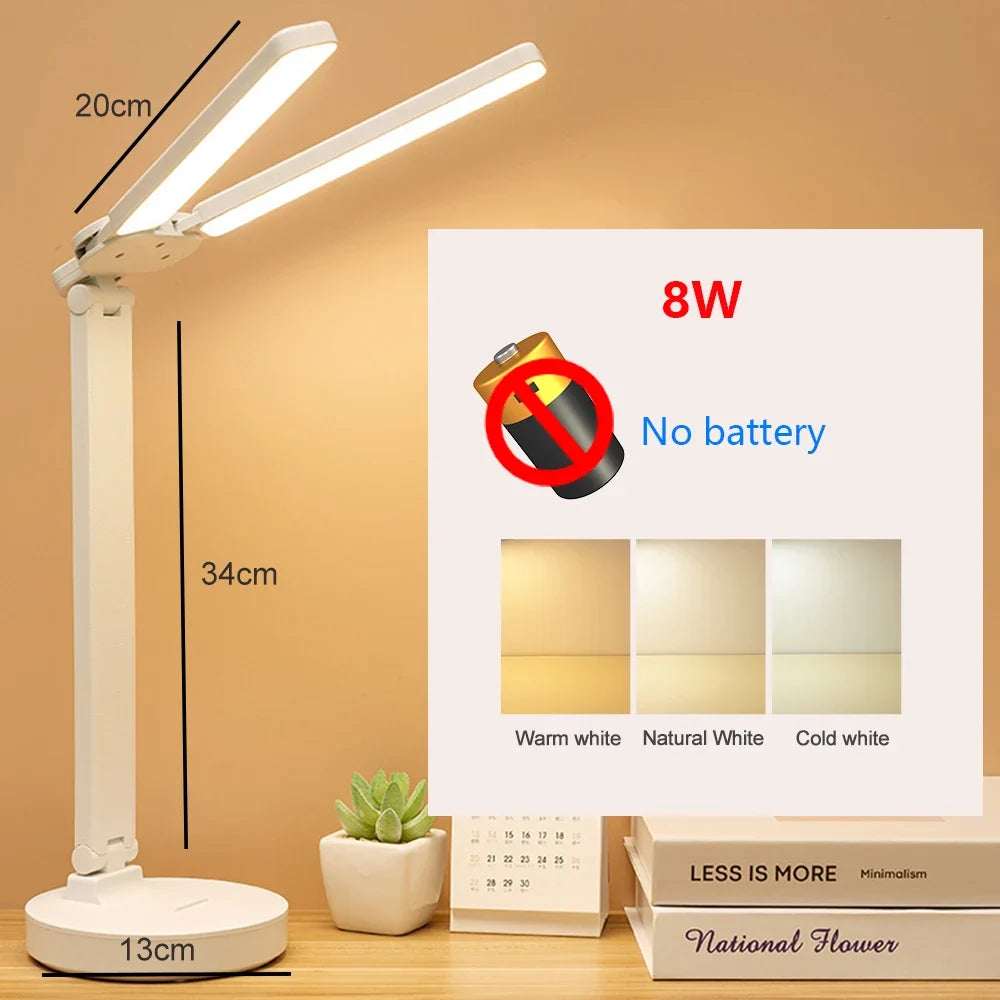 lampe de bureau led tactile usb gradation protection yeux