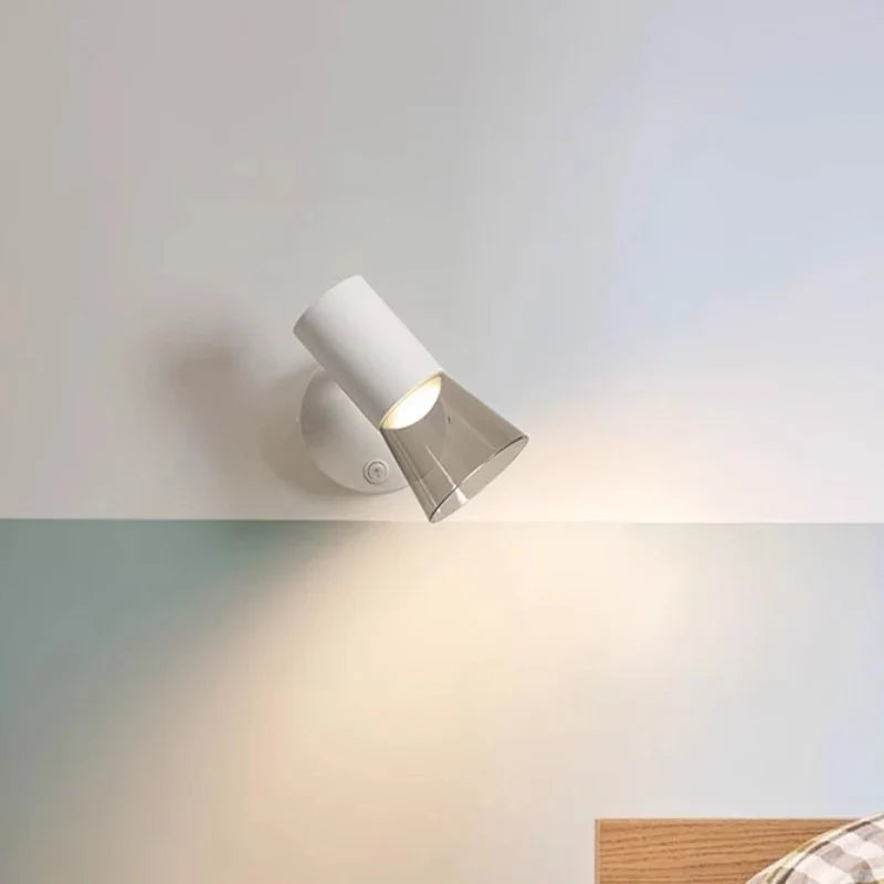 applique murale led modernes avec interrupteur et lampe de chevet