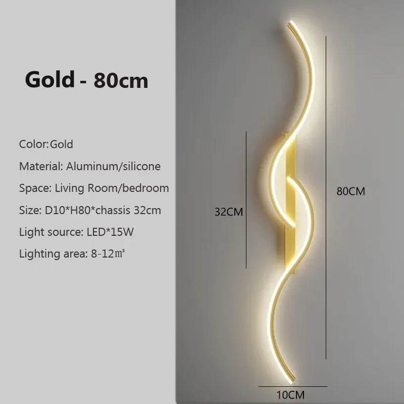 Applique murale LED moderne et minimaliste