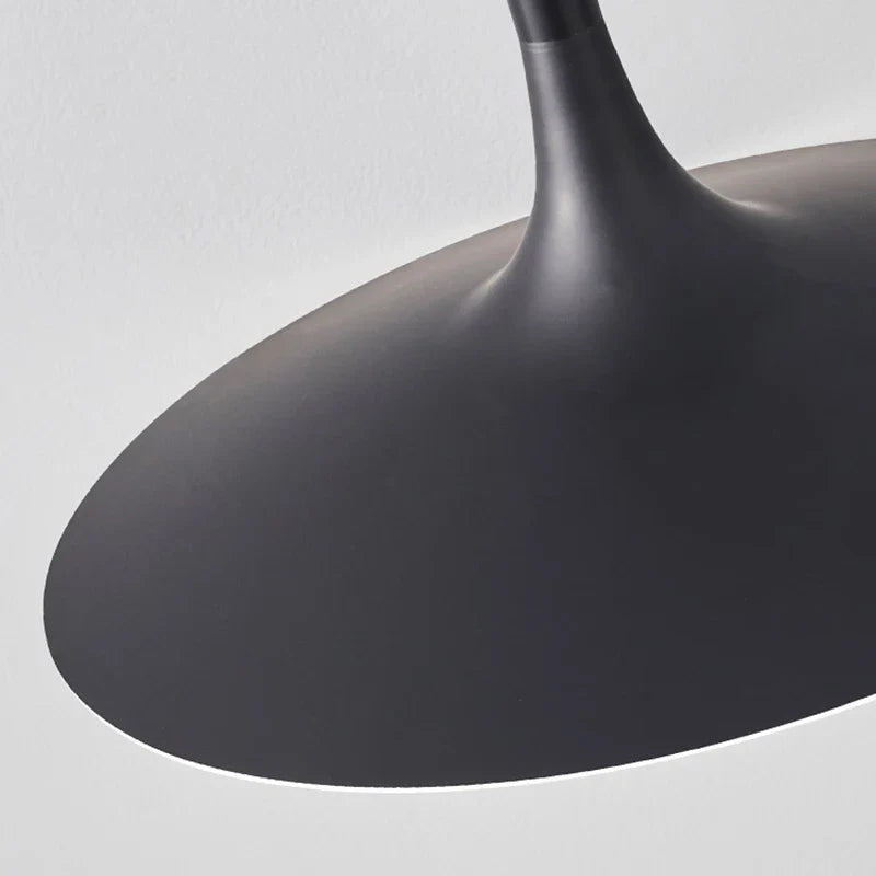 lustre moderne en forme de corne lumineuse led pour décoration intérieure