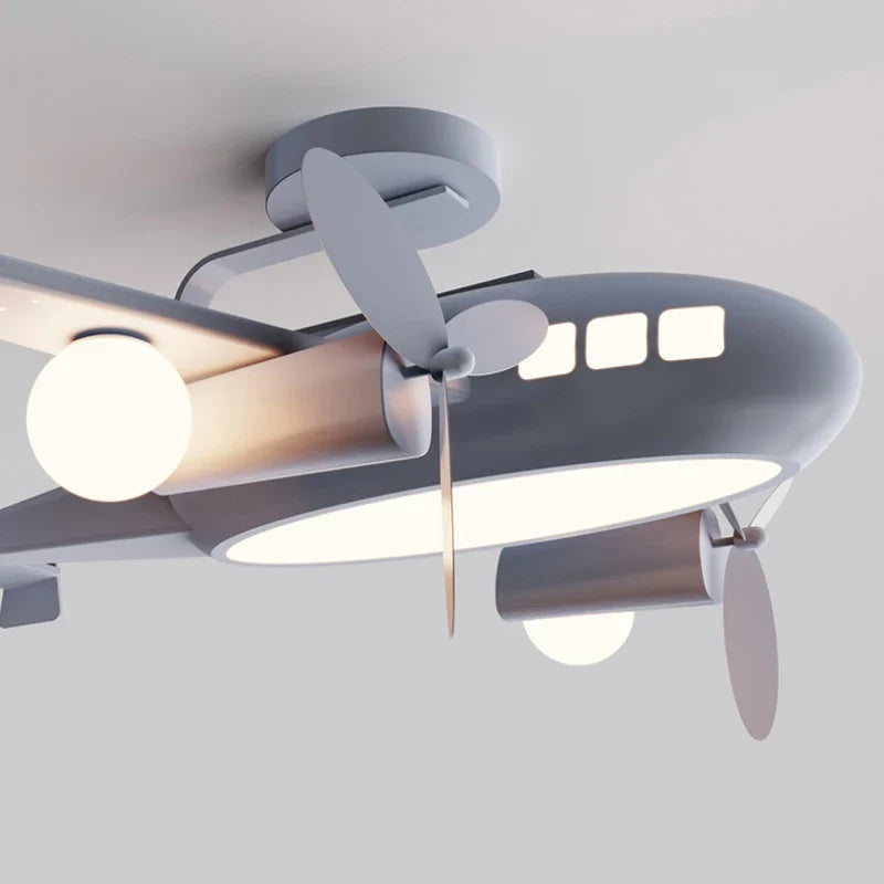 plafonnier avion nordique pour chambre enfant décoration lumineuse