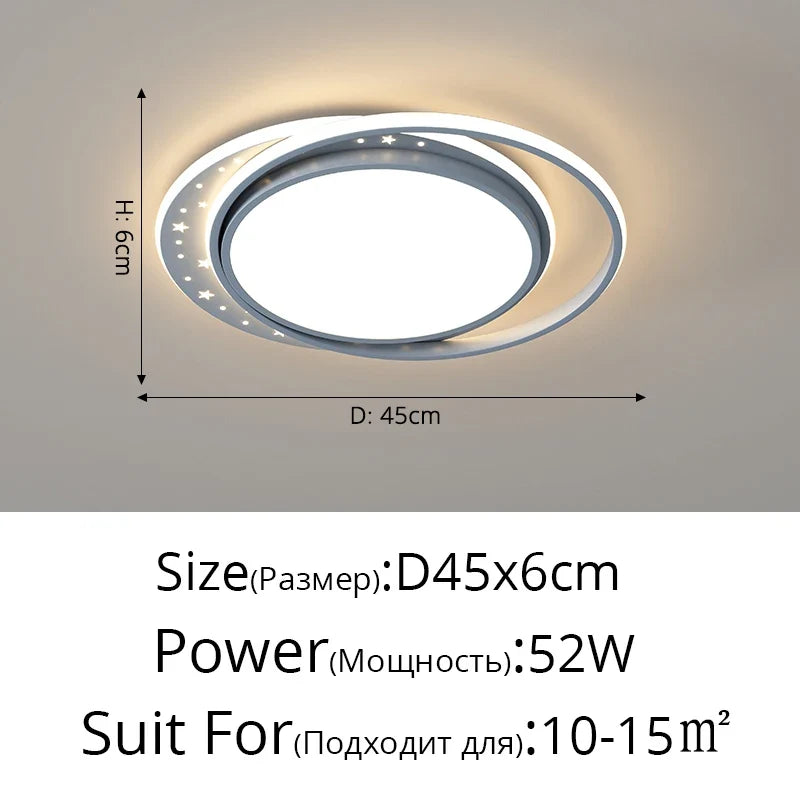 plafonnier led moderne minimalist éclairage intérieur décoratif pour maison