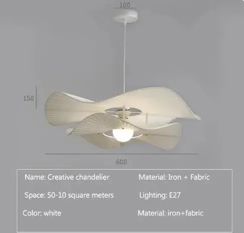 suspension en tissu style nordique pour décoration intérieure élégante
