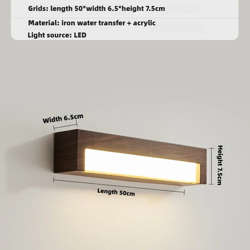 applique murale rétro à led pour intérieur moderne