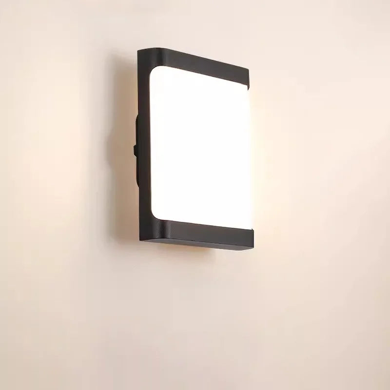 applique murale led extérieure moderne et étanche pour jardin et allée