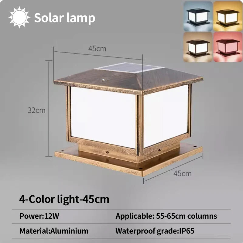 Lampe pilier LED étanche E27