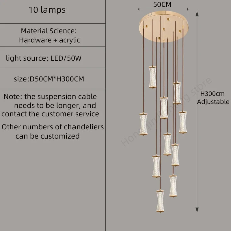 suspension moderne pour atmosphère nordique dans loft ou hall