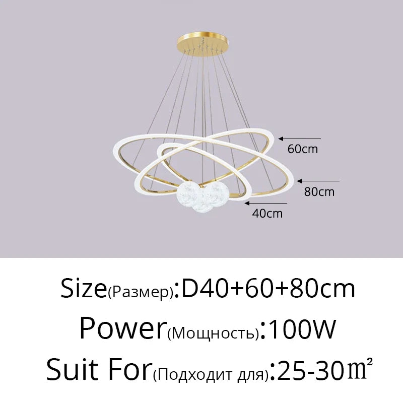 lustre en verre design nordique éclairage intérieur créatif décoratif