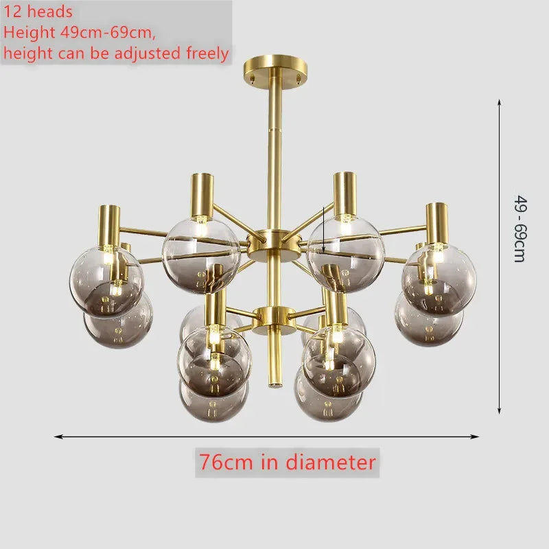 suspension led moderne vintage pour cuisine et salon