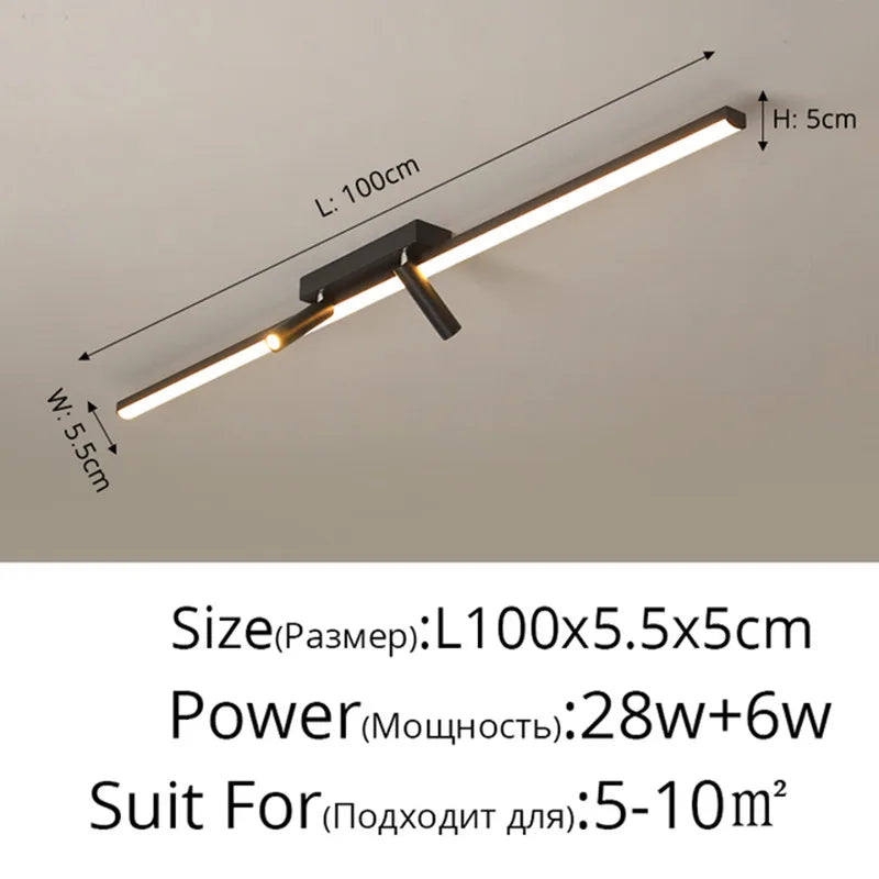 lustre moderne en led pour intérieur élégant et contemporain