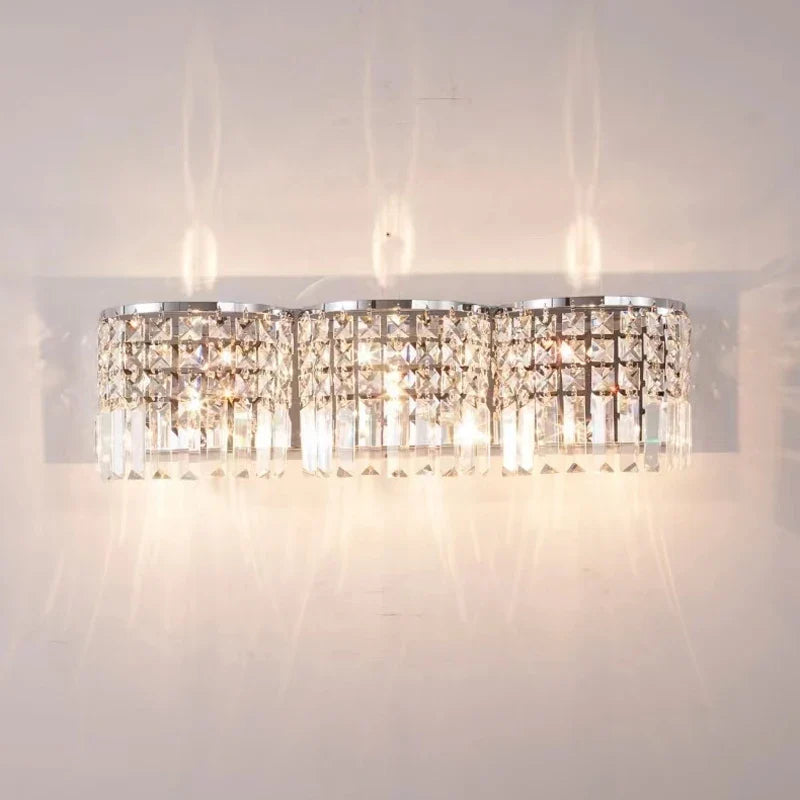 appliques murales modernes en cristal à led pour décoration intérieure