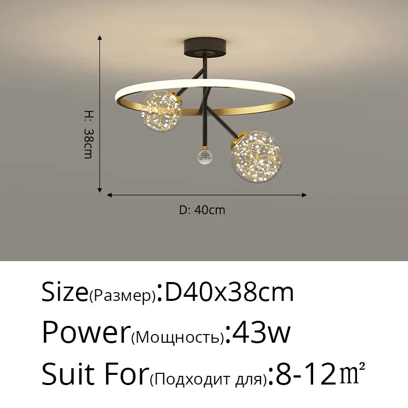 lustre nordique design pour éclairage intérieur moderne élégant