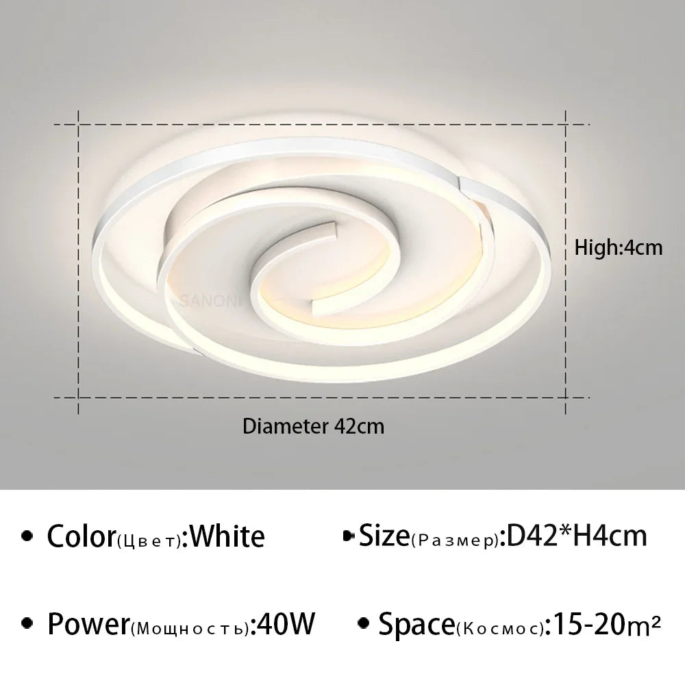 plafonnier led moderne pour décoration intérieure élégante
