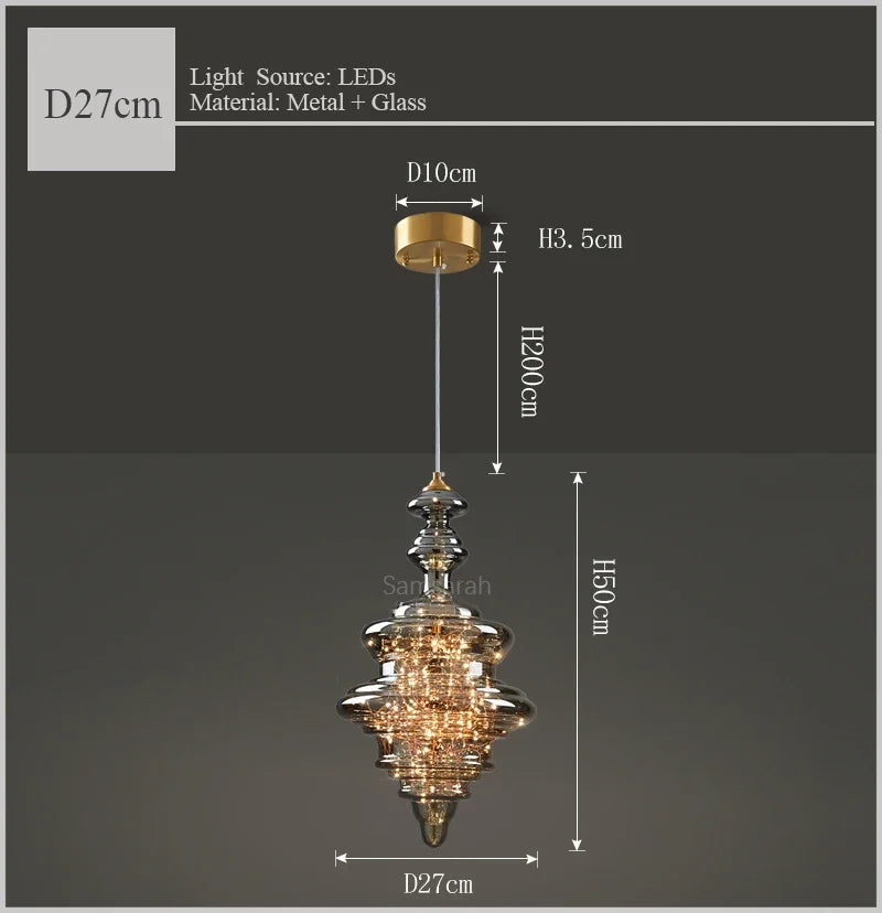 lustre de luxe en verre et laiton éclairage décoratif starlight